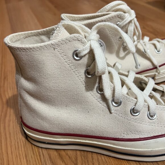 Converse Chuck 70 Vintage Canvas High Top Sneakers, Cream - Women’s 6.5 / Men’s - Picture 7 of 8